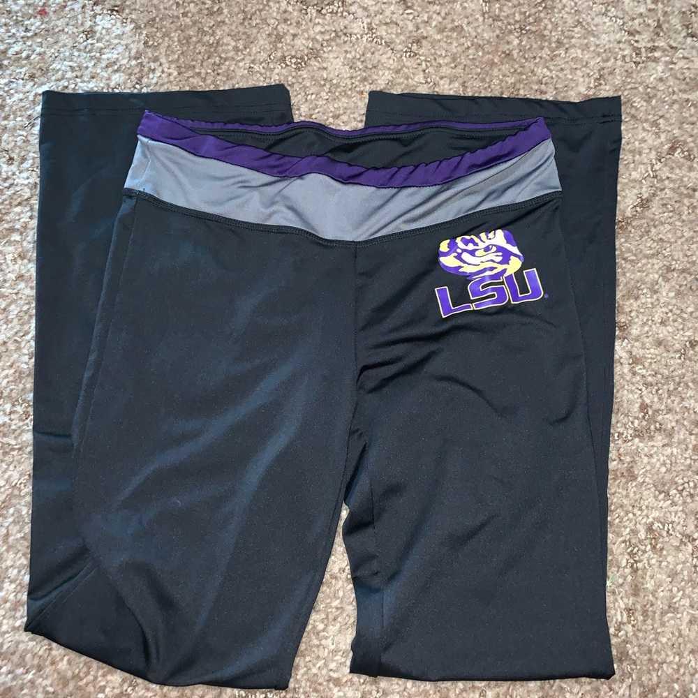 LSU yoga pants. Size large